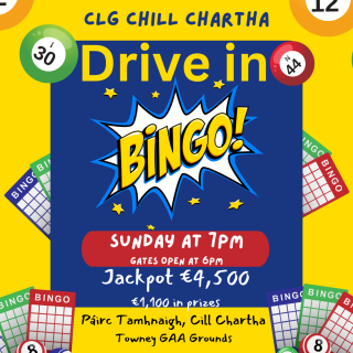 Tiomáint i Bingo / Drive in Bingo - Jackpot €5,900