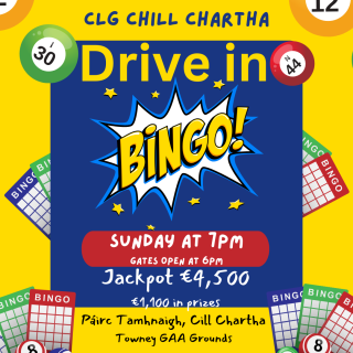 Tiomáint i Bingo / Drive in Bingo - Jackpot €5,200
